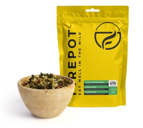 Dehydratyzowany Zielony kociołek Gumbo FIREPOT