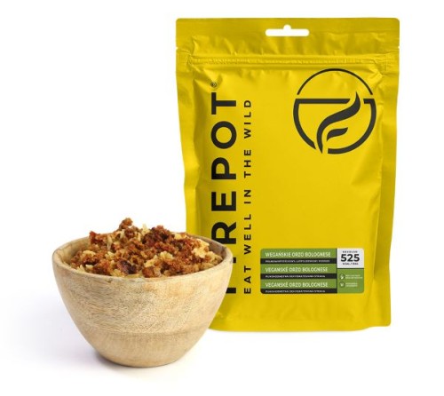 Dehydratyzowane Wegańskie Orzo Bolognese FIREPOT