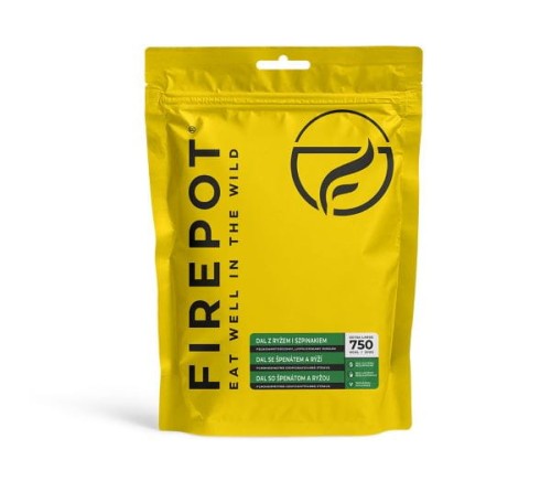 Dehydratyzowany Dal z ryżem i szpinakiem FIREPOT