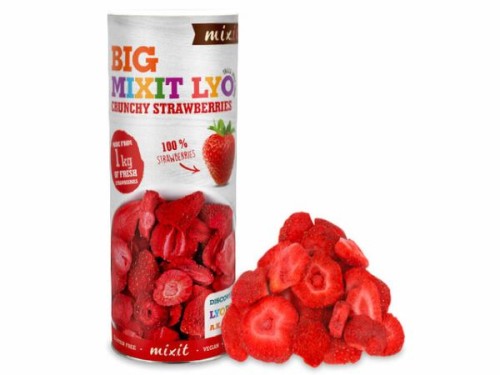 Truskawka liofilizowana - chrupiące owoce MIXIT