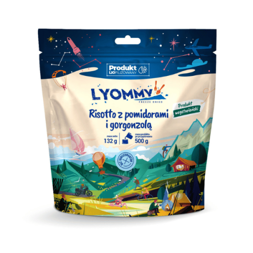 Liofilizowane Risotto z pomidorami i gorgonzolą LYOMMY