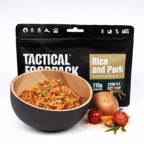 Liofilizowana Wieprzowina z ryżem TACTICAL FOODPACK