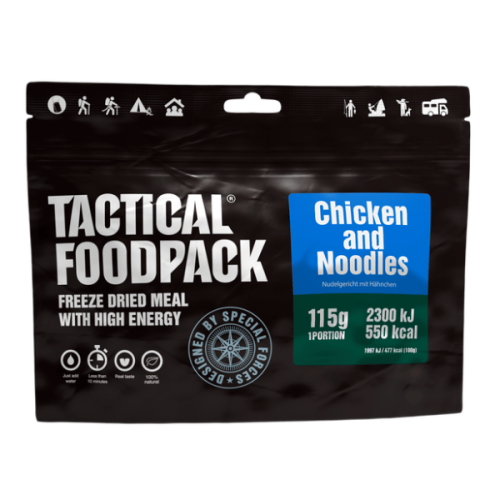 Liofilizowany Makaron z kurczakiem TACTICAL FOODPACK