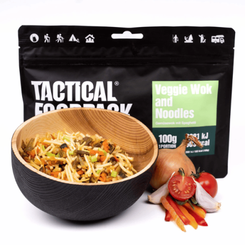 Liofilizowany Makaron z warzywami z woka TACTICAL FOODPACK