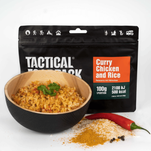 Liofilizowany Kurczak curry z ryżem TACTICAL FOODPACK