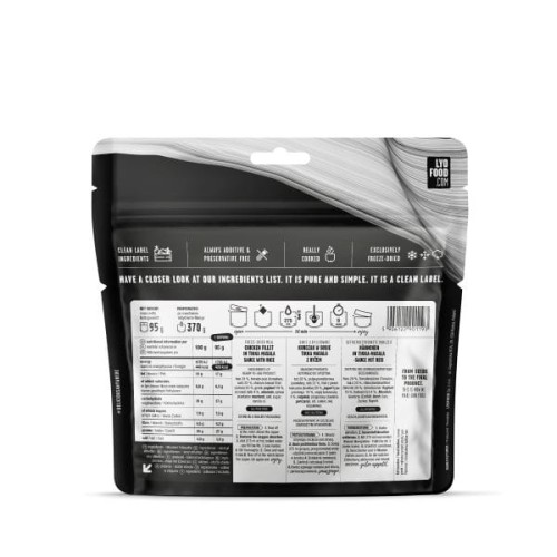 Liofilizowany Kurczak Tikka Masala LYOFOOD