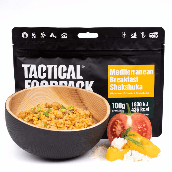 Liofilizowana Shakshuka - śródziemnomorskie śniadanie TACTICAL FOODPACK