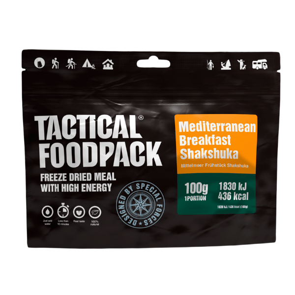 Liofilizowana Shakshuka - śródziemnomorskie śniadanie TACTICAL FOODPACK